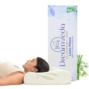 Contour 100% Natural Latex Pillow with Bamboo Fabric